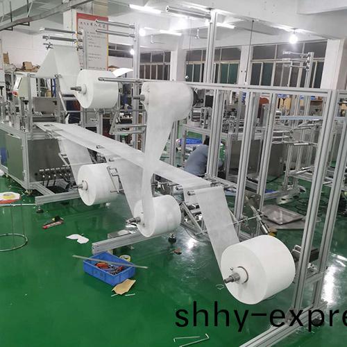 N95無(wu)紡佈(bu)口罩(zhao)打(da)片機(ji)自動(dong)口(kou)罩(zhao)製片機CWKN95